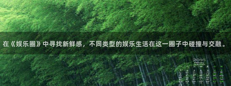 福建卧龙娱乐机电股份公司：在《娱乐圈》中寻找新鲜感，不同类型的娱乐生活在这一圈子中碰撞与交融。